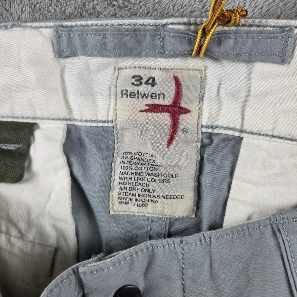 NWT Relwen Flyweight Flex Gray Shorts Size 34 8.5